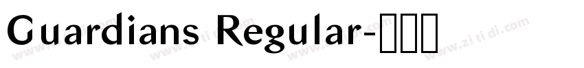 Guardians Regular字体转换 Guardians Regular字体转换